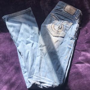 Big start boot cut jeans
